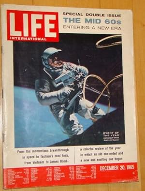 LIFE INTERNATIONAL. December 20, 1965. Special Double Issue: The Mid 60s. Entering a New Era. Vol...