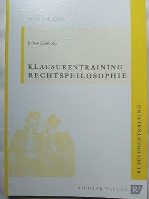 Bild des Verkufers fr Rechtsphilosophie Klausurentraining - Klausurentraining, mit Allgemeiner Staatslehre zum Verkauf von Versandantiquariat Jena