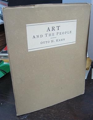 Immagine del venditore per Art and the People venduto da Atlantic Bookshop