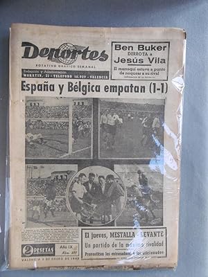 DEPORTES: ROTATIVO GRÁFICO SEMANAL Año 1949, 21 números.