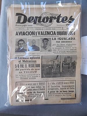 DEPORTES: ROTATIVO GRÁFICO SEMANAL Año 1946, 46 números.