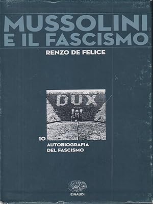 Bild des Verkufers fr Mussolini e il fascismo vol 10 zum Verkauf von Librodifaccia