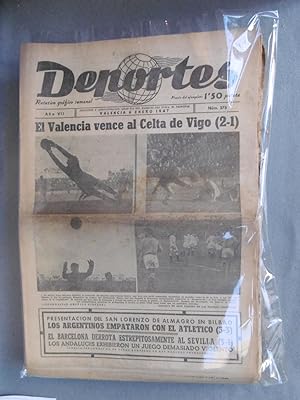 DEPORTES: ROTATIVO GRÁFICO SEMANAL Año 1947, 49 números.