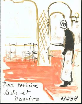 Poster for "Jadis et Naguère" by Paul Verlaine. First edition.