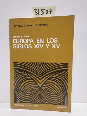 Imagen del vendedor de EUROPA EN LOS SIGLOS X I V Y X V a la venta por Librera Circus