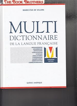 Immagine del venditore per Multi Dictionnaire De La Langue Franaise (5th Edition) venduto da THE BOOK BROTHERS