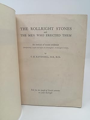 Seller image for The Rollright Stones and The Men Who Erected Them: An outline of recent evidence. for sale by ROBIN SUMMERS BOOKS LTD