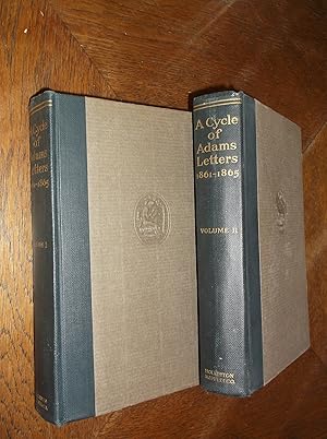 Bild des Verkufers fr A Cycle of Adams Letters 1961-1865 (Two Volumes) zum Verkauf von Barker Books & Vintage