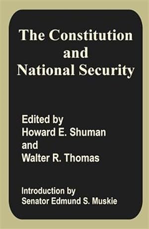 Imagen del vendedor de Constitution and National Security a la venta por GreatBookPrices