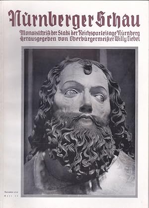 Seller image for Nrnberger Schau. Heft 11 November 1939. Monatsschrift der Stadt der Reichsparteitage for sale by Versandantiquariat Karin Dykes