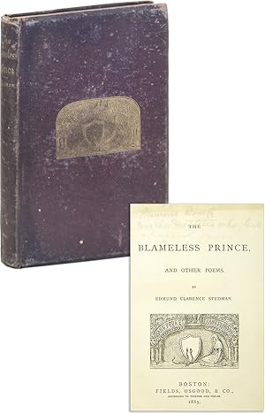 Bild des Verkufers fr The Blameless Prince and Other Poems zum Verkauf von Lorne Bair Rare Books, ABAA