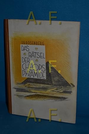 Bild des Verkufers fr Das Rtsel der Cheops Pyramide zum Verkauf von Antiquarische Fundgrube e.U.