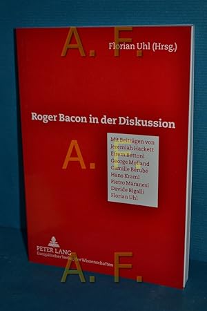 Bild des Verkufers fr Roger Bacon in der Diskussion Mit Beitr. von Jeremiah Hackett . zum Verkauf von Antiquarische Fundgrube e.U.