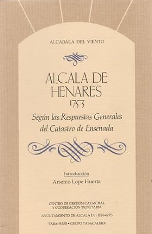 Imagen del vendedor de Alcala de Henares 1753 segn las respuestas generales del Catastro de Ensenada a la venta por Librera Cajn Desastre