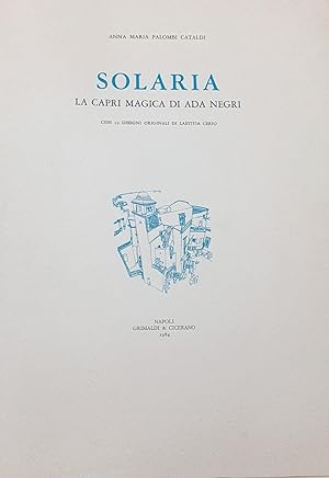 Bild des Verkufers fr SOLARIA LA CAPRI MAGICA DI ADA NEGRI zum Verkauf von Alpha Libri