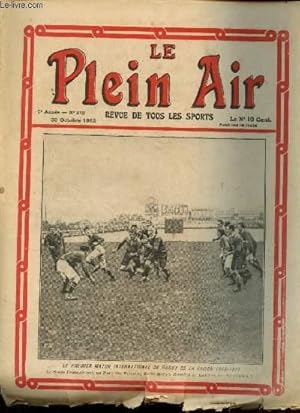 Imagen del vendedor de Le Plein Air - N212 - 5e anne - 30 Octobre 1913 : a la venta por Le-Livre