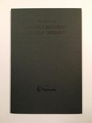 Imagen del vendedor de Temps i records en una "mirada" a la venta por SELECTA BOOKS