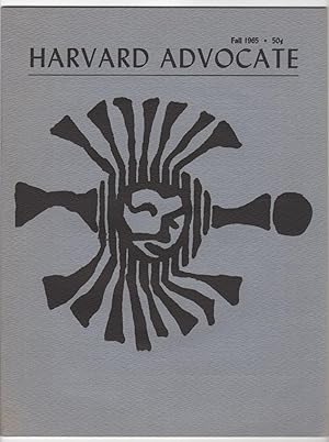 Bild des Verkufers fr The Harvard Advocate, Volume 100, Number 1 (C; November 1965) zum Verkauf von Philip Smith, Bookseller