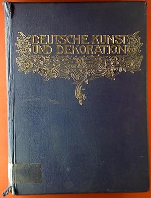 Imagen del vendedor de Deutsche Kunst und Dekoration XXXVII. Illustrierte Monatshefte fr moderne Malerei, Plastik, Architektur, Wohnungs-Kunst und knstlerische Frauenrbeiten. a la venta por biblion2