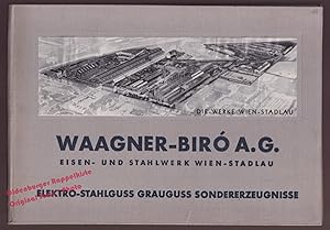 Katalog: Waagner-Biro A.G.: Elektro-Stahlguss-Grauguss-Sondererzeugnisse (um 1930)