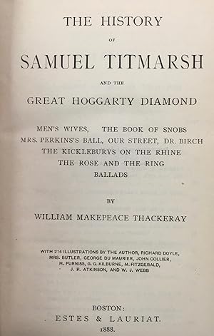 william makepeace thackeray novels william makepeace thackeray novels