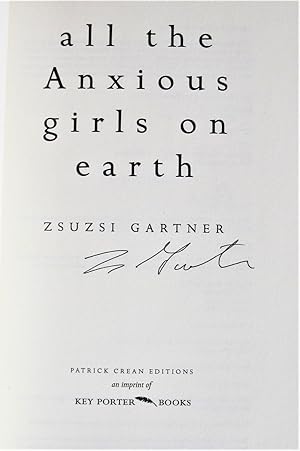 Seller image for All the Anxious Girls on Earth. Stories for sale by Ken Jackson