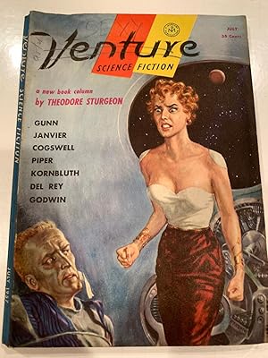 Bild des Verkufers fr VENTURE SCIENCE FICTION JULY 1957 #7 zum Verkauf von Happy Heroes