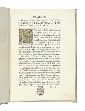 Romanae historiae compendium ab interitu Gordiani Iunioris usque ad Justinum III.