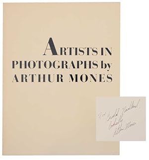 Bild des Verkufers fr Artists in Photographs (Signed First Edition) zum Verkauf von Jeff Hirsch Books, ABAA