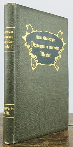 Seller image for Dichtungen in steirischer Mundart. for sale by Antiquariat Heiner Henke