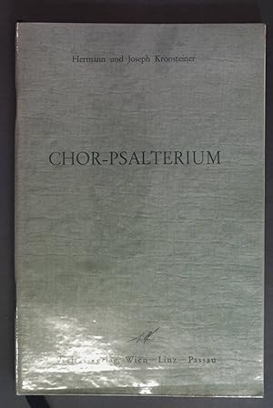 Image du vendeur pour Chor-Psalterium zum ''Lied der Kirche''. mis en vente par books4less (Versandantiquariat Petra Gros GmbH & Co. KG)