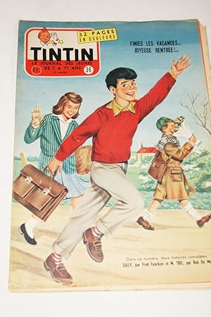Immagine del venditore per TINTIN JOURNAL N36-1957 EDITION BELGE COUVERTURE GHION BD venduto da Librairie RAIMOND