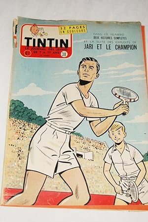 Immagine del venditore per TINTIN JOURNAL N38-1957 EDITION BELGE COUVERTURE REDING BD venduto da Librairie RAIMOND
