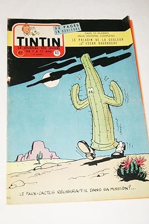 Immagine del venditore per TINTIN JOURNAL N40-1957 EDITION BELGE COUVERTURE MACHEROT BD venduto da Librairie RAIMOND