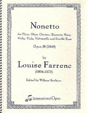 Bild des Verkufers fr Nonetto in e flat Major op.38for flute, oboe, clarinet, bassoon, horn string trio, double bass : score and parts zum Verkauf von AHA-BUCH GmbH