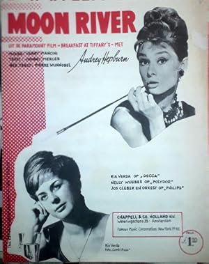 Bild des Verkufers fr Moon river. Uit de Paramount film "Breakfast at Tiffanny`s" zum Verkauf von Paul van Kuik Antiquarian Music