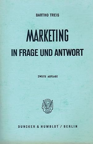 Bild des Verkufers fr Marketing in Frage und Antwort (Ergnzungsband zu: Nieschlag - Dichtl - Hrschgen: Marketing. Ein entscheidungstheoretischer Ansatz) zum Verkauf von Paderbuch e.Kfm. Inh. Ralf R. Eichmann