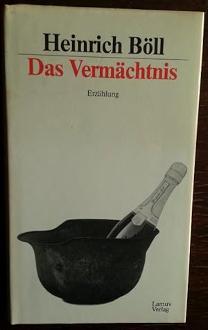 Imagen del vendedor de Das Vermchtnis. Erzhlung. a la venta por buch-radel