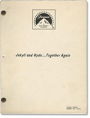 Bild des Verkufers fr Jekyll and Hyde. Together Again (Original screenplay for the 1982 film) zum Verkauf von Royal Books, Inc., ABAA