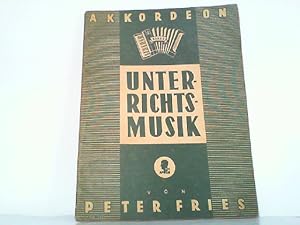 Bild des Verkufers fr Akkordeon. 27 melodische bungen fr 8/12 bis 24 bssige Akkordeons mit berlegter 2. Melodiestimme fr das Zusammenspiel von Lehrer und Schler. Unterrichtsliteratur Heft 1. zum Verkauf von Antiquariat Ehbrecht - Preis inkl. MwSt.