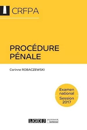 Seller image for procdure pnale ; CRFPA session 2017 for sale by Chapitre.com : livres et presse ancienne