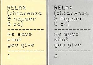 Bild des Verkufers fr Relax (Chiarenza & Hauser & Co): We save what you give. zum Verkauf von Buch von den Driesch