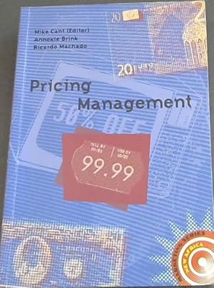 Bild des Verkufers fr Pricing Management (New Africa Marketing Series) zum Verkauf von Chapter 1