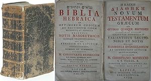 Biblia Hebraica ad optimorum Codicum et editionum fidem Recensita et expressa. Adjectis Notis Mas...