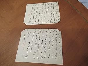 Signed Letter From Henry James To His Cousin (Albert?) Wyckoff, September 9, 1901