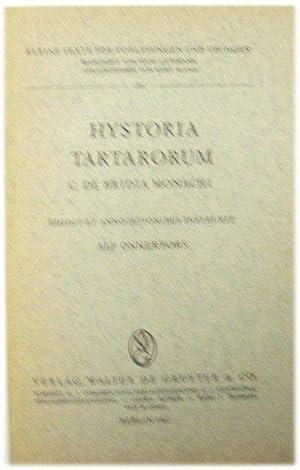 Hystoria Tartarorum C. De Bridia Monachi
