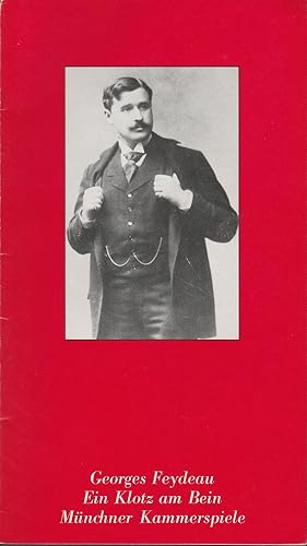 Immagine del venditore per Programmheft Georges Feydeau EIN KLOTZ AM BEIN Premiere 12. Mrz 1983 Spielzeit 1982 / 83 Heft 5 venduto da Programmhefte24 Schauspiel und Musiktheater der letzten 150 Jahre