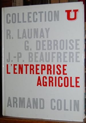 Seller image for L'ENTREPRISE AGRICOLE. Analyse, diagnostic, prevision for sale by Fbula Libros (Librera Jimnez-Bravo)