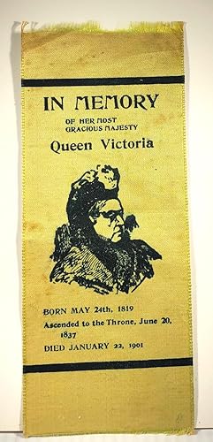 Queen Victoria 1901 Mourning Ribbon