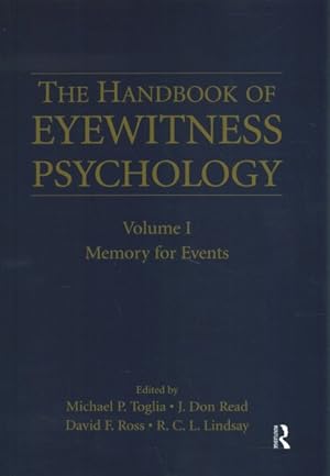 Immagine del venditore per Handbook of Eyewitness Psychology venduto da GreatBookPrices